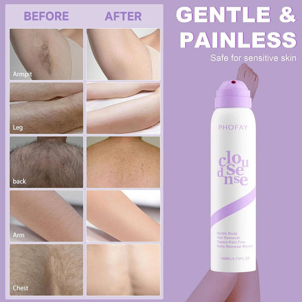 Spray Depilatorio Corporal Piel Sensible Phofay