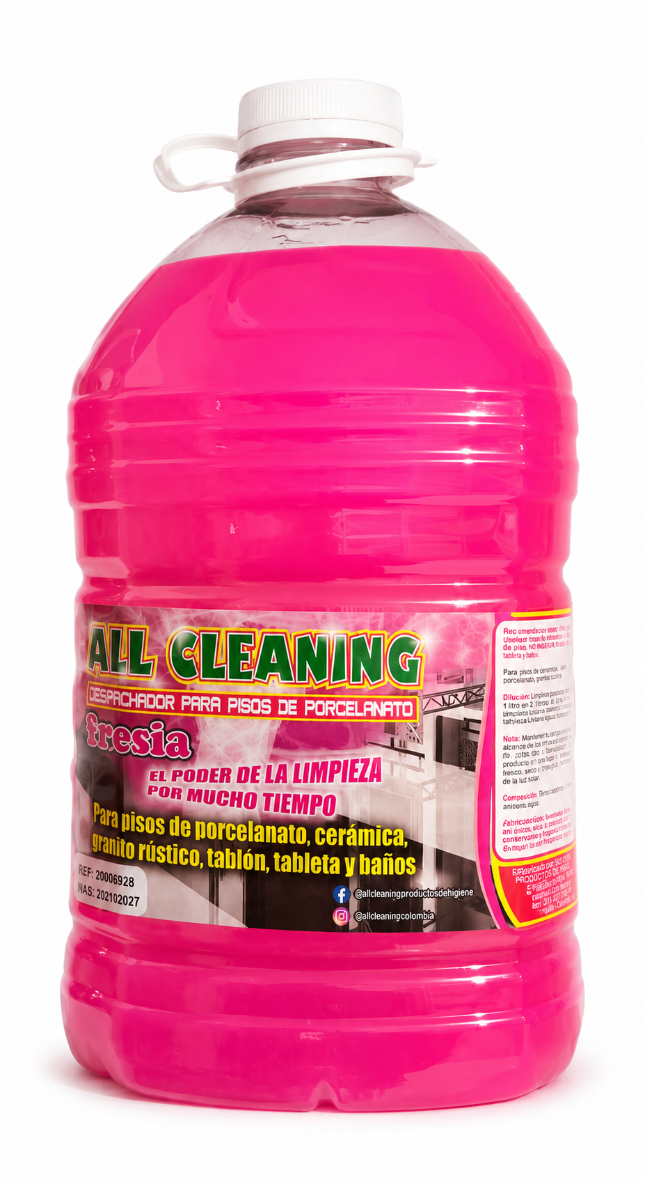 ALL CLEANING, Desmancha pisos y juntas