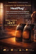 CALENTADOR DE AMBIENTE Portatil HeatPlug®